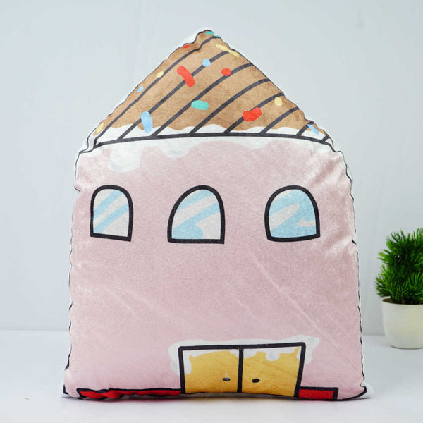 Crazy Corner Candys Homes Shape Velvet Plush Pillow
